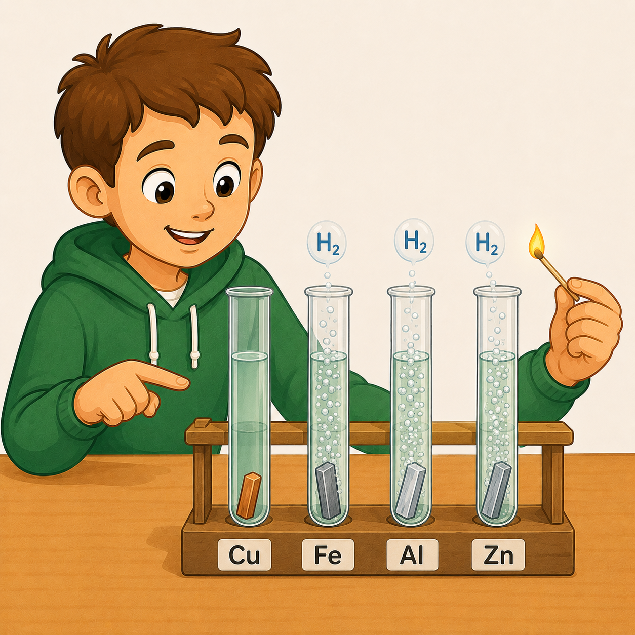 Acide Chlorhydrique et Métaux