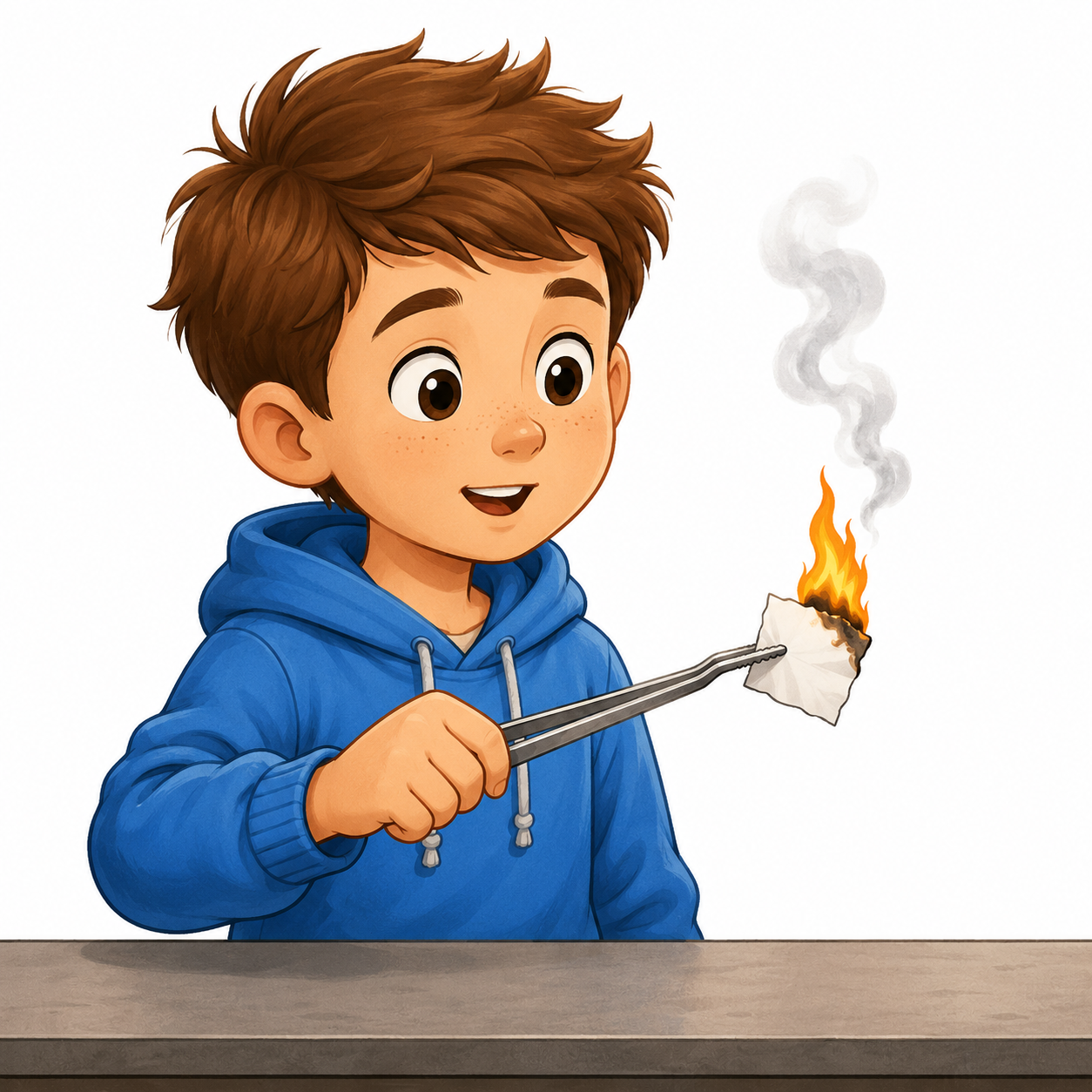 Combustion du papier
