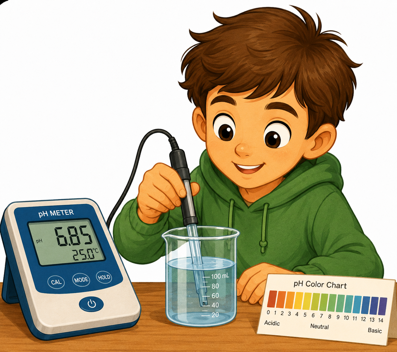 Mesure du pH (pH-mètre)